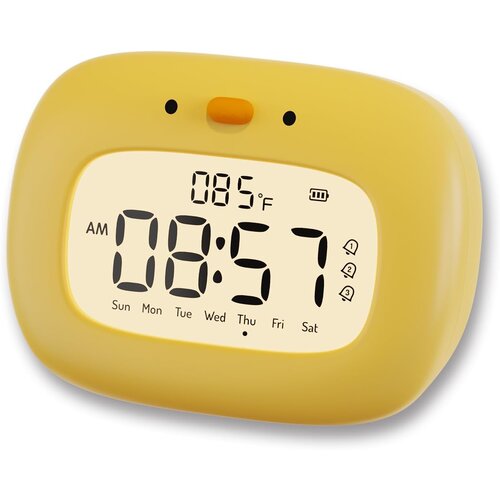 Dardanar Otroška digitalna budilka, prikaz temperature, prikaz dneva, dremež, nastavljiva nočna lučka, (21156284) Cene