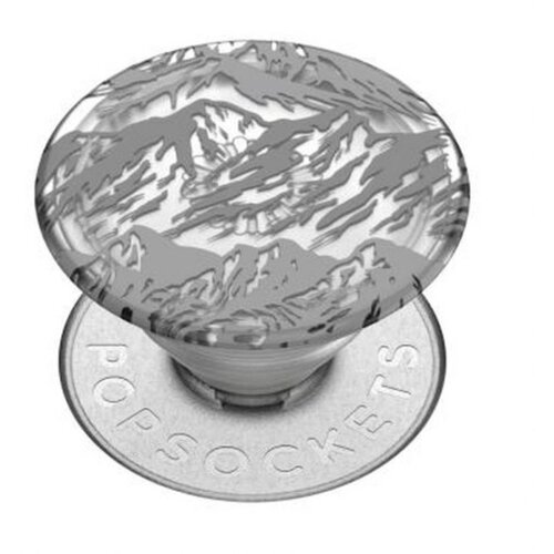 Popsockets Pop Grip za pametne telefone Standardna zasnova Rastlinske gore, Siva, (5000191720) Cene