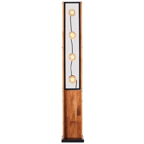 Brilliant Podna lampa CALANDRA 4xE27/42W/230V borovina Slike