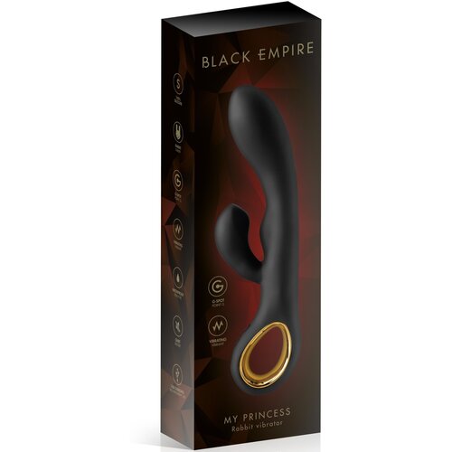  Silikonski punjiv vibrator| Black Empire Princess Cene
