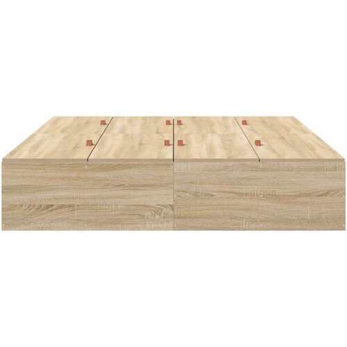  Krevet za pohranu Sonoma hrast 150x200 cm Slike