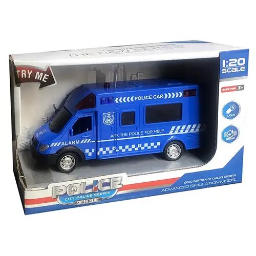 Magic Toys plavi policijski kombi sa zvukom i svijetlom 1/20 Cene