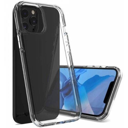 Goospery jelly tanek silikonski ovitek (0,3) za iphone 12 pro max - prozoren Slike
