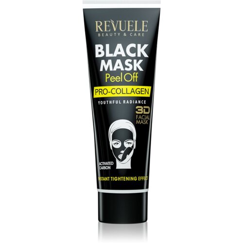 Revuele Black Mask Peel Off Pro-Colagen luščilna maska za učvrstitev obraza 80 ml Cene
