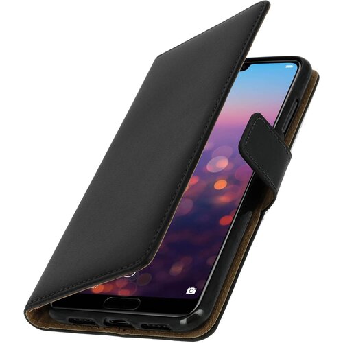AVIZAR usnjena preklopna torbica za huawei P20 pro, stojalo za video iz pravega usnja, črna, (20526437) Cene