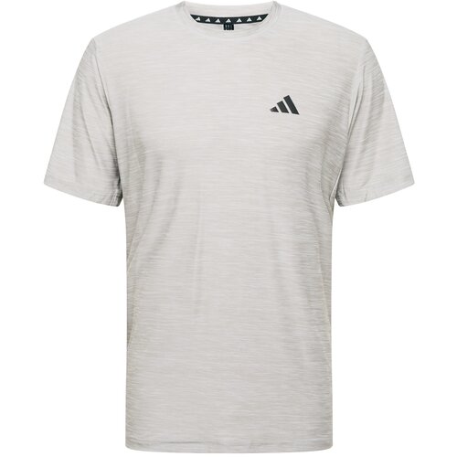 Adidas Tehnička sportska majica siva melange / crna Slike
