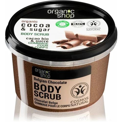 Organic Shop Body Scrub Cocoa & Sugar piling za telo 250 ml