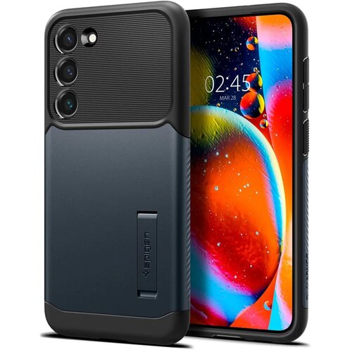  Spigen Slim Armor Samsung Galaxy S23 Plus metal slate Slike