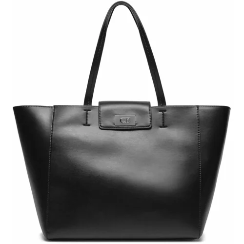 Calvin Klein Ročna torba Ck Push Medium Shopper K60K612148 Črna