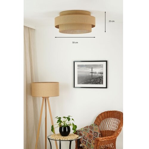  Brilagi - LED stropna svetiljka SPACE YUTE LED/12W/230V prečnik 50 cm bež Slike
