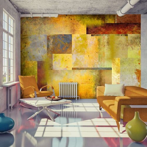  Tapeta - Orange Hue of Art Expression 200x140 Slike