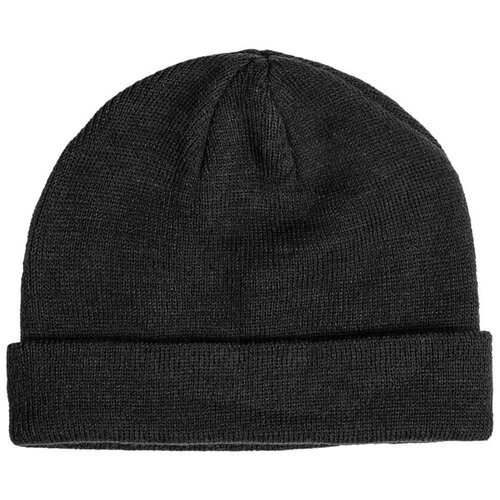 MD short cuff knit beanie black Cene