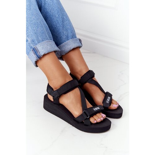 Kesi Foam Wedge Sandals Big Star FF274A349 Black Cene