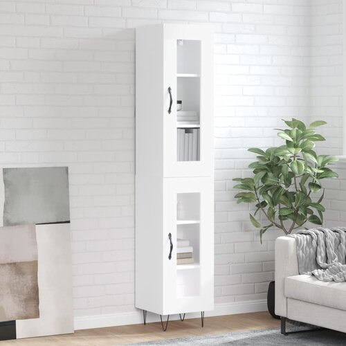 vidaXL Visoka komoda bijeli 34 5x34x180 cm od konstruiranog drva Cijene