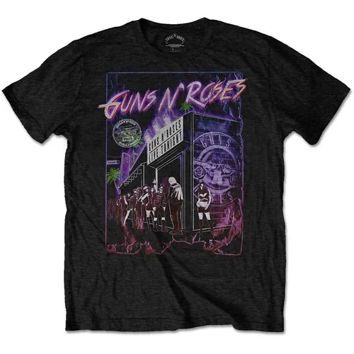 Guns N' Roses Košulja Sunset Boulevard 2XL Crna