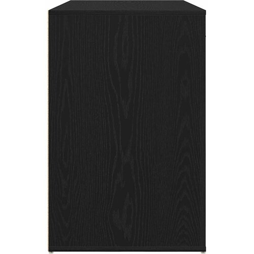  Stol s ladicama Crni hrast 100 x 49 x 74 cm Konstruirano drvo Slike