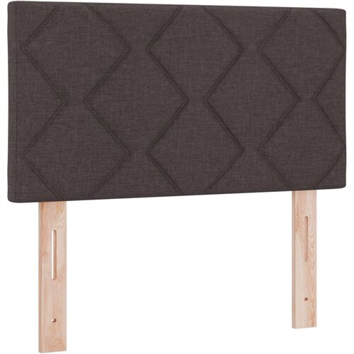 VidaXL Box Spring krevet s madracem Tamnosmeđi 80x200 cm Tkanina Slike
