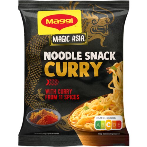 Maggi Magic Asia - Noodle Snack Multipack 4 x 62 g - Curry Cene