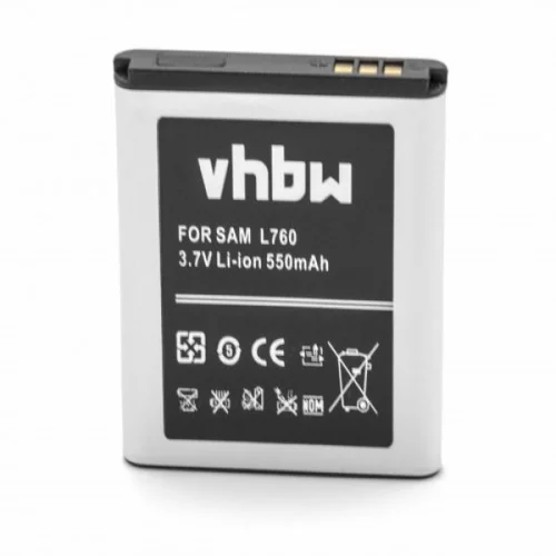 VHBW Baterija za Samsung SGH-L760 / SGH-L768 / SGH-Z620, 550 mAh