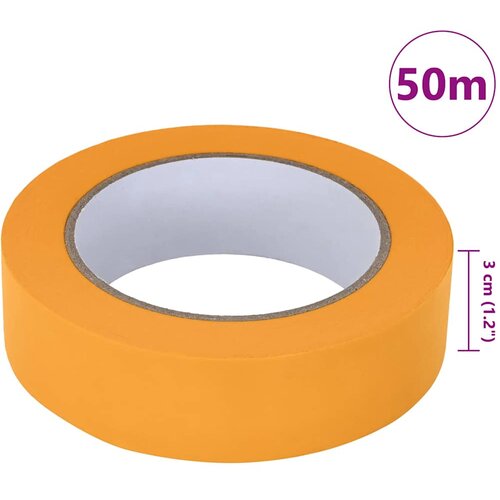  Trake za maskiranje slikara 24 pcs Žuta 30mm x 50m Papir Slike