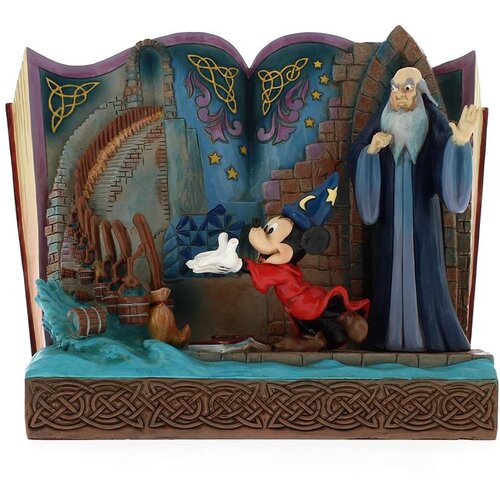 Jim Shore Sorcerer Mickey Storybook Figurine Slike