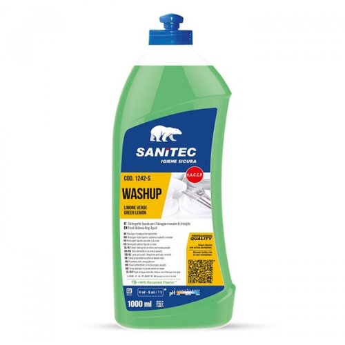 SANITEC Detergent za ročno pomivanje poseode Washup (1 l) Slike