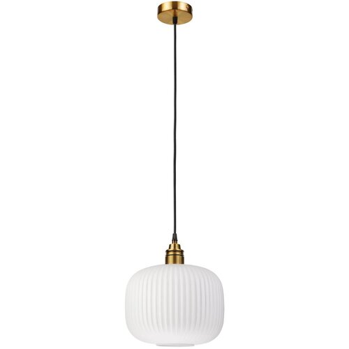  Visilica na sajli HECTOR 1xE27/15W/230V bela/mesing prečnik 25 cm Cene