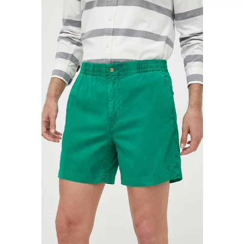 Polo Ralph Lauren Bombažne kratke hlače zelena barva