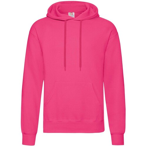 Fruit Of The Loom Men's Pink Hooded Sweat Cene