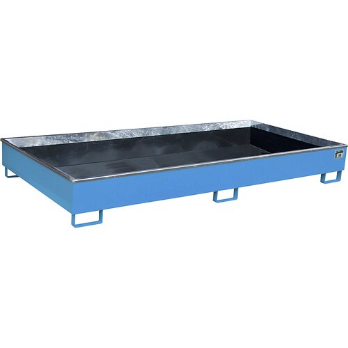 eurokraft pro Regalna talna kadica z vstavkom iz PE, prestrezna prostornina 540 l, DxŠxV 2665 x 1315 x 305 mm, modre barve Cene