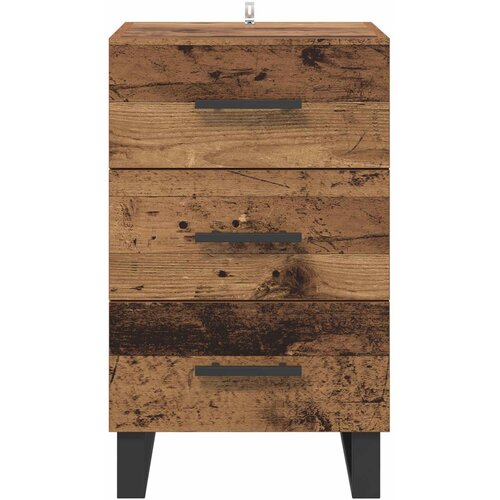  Noćni ormar Staro drvo 40 x 40 x 66 cm Konstruirano drvo Slike