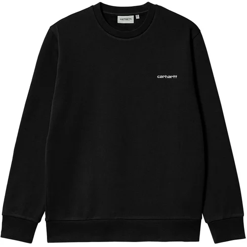 Carhartt WIP Script Embroidery Sweat Black