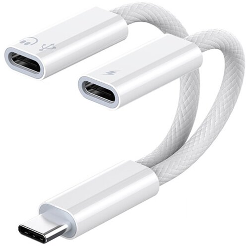 INF Type-C na C+C adapter - 60W polnjenje in digitalni zvok, (5000326820) Slike