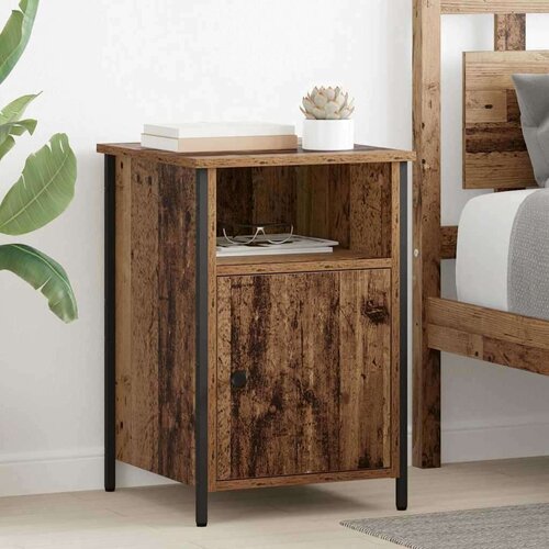  Noćni ormar 2 pcs Staro drvo 40 x 42 x 60 cm Konstruirano drvo Cene