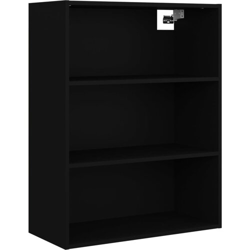 Maison Chic Viseča Stenska omarica - Zidna omarica črna 69,5x32,5x90 cm iu1085, (22063414) Cene