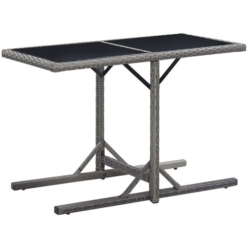  Vrtni stol antracit 110 x 53 x 72 cm stakleni i poliratan Cene