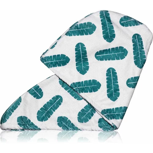 Coco & Eve Microfibre Hair Towel Wrap brisača za lase 1.0 Leaf Print