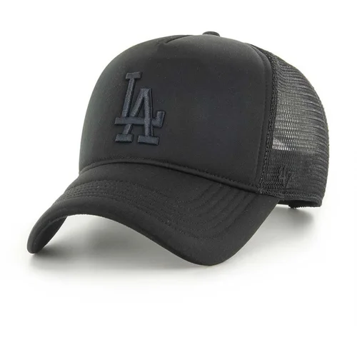 47 Brand Kapa s šiltom MLB Los Angeles Dodgers črna barva, B-TRTFM12KPP-BK