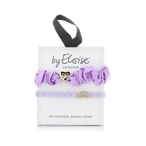 By Eloise London Bangle Set Lavender Skies elastika za lase Cene