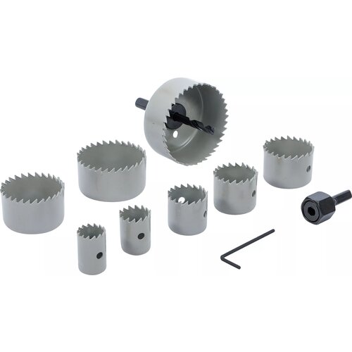 BGS DIY Set krunskih pila | &amp;Oslash; 19 - 64 mm | dubina 24 mm | 11-dijelni Slike