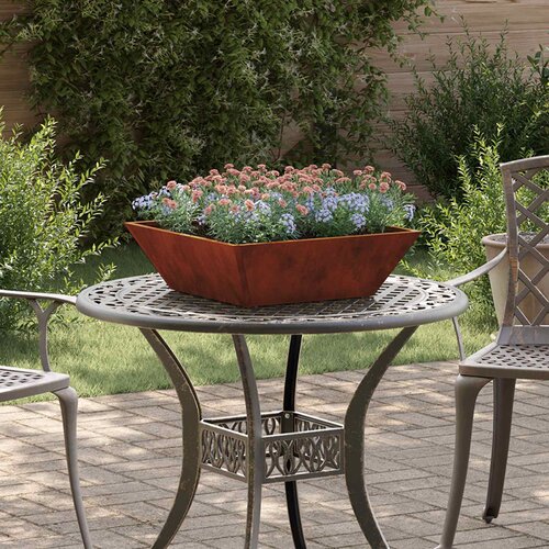  Vrtna saksija 5 pcs Rđa 50 x 50 x 15 cm Slike