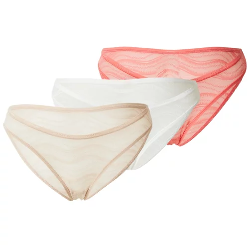 Calvin Klein Underwear Slip bež / crvena / bijela