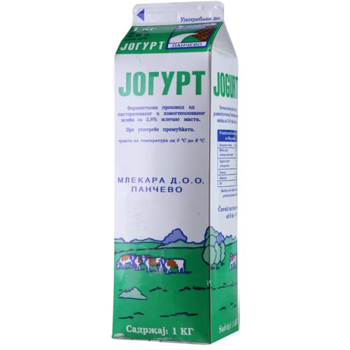 Nepoznato Jogurt 2,8%mm MLEKARA PANČEVO 1l Cene