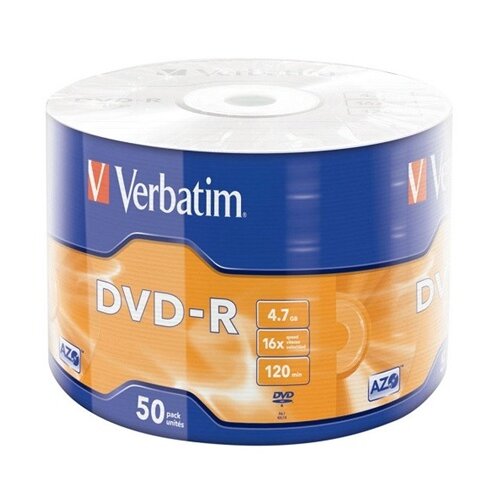 Verbatim DVD-R 4.7GB 16X 4.7GB 1/50 DL WRAP/43791 Cene
