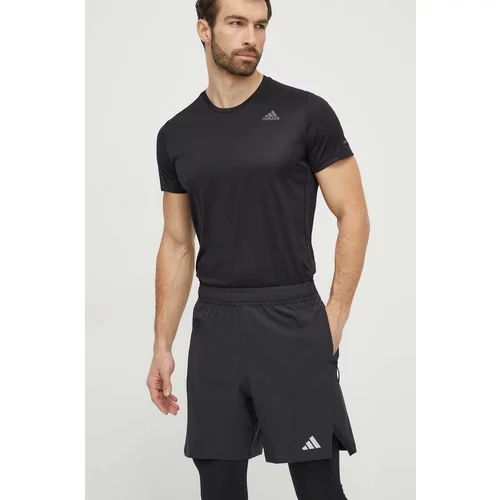 Adidas Kratke hlače za vadbo Designed for Training črna barva