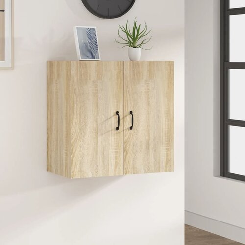The Living Store Stenska omarica sonoma hrast 60x31x60 cm inženirski les - Stenska Omarica, (21430039) Slike