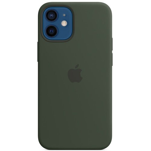 Apple Silikonski ovitek za iPhone 12 Mini, cypress green, originalni Slike
