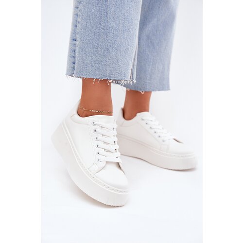Boto Women's Platform Sneakers White Sallira Cijene