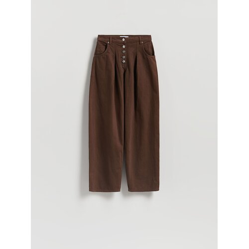 Reserved LADIES` JEANS TROUSERS - dark grey jeans Cijene