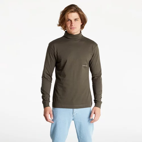 Calvin Klein Jeans Off Placed Ls Roll Neck Tee